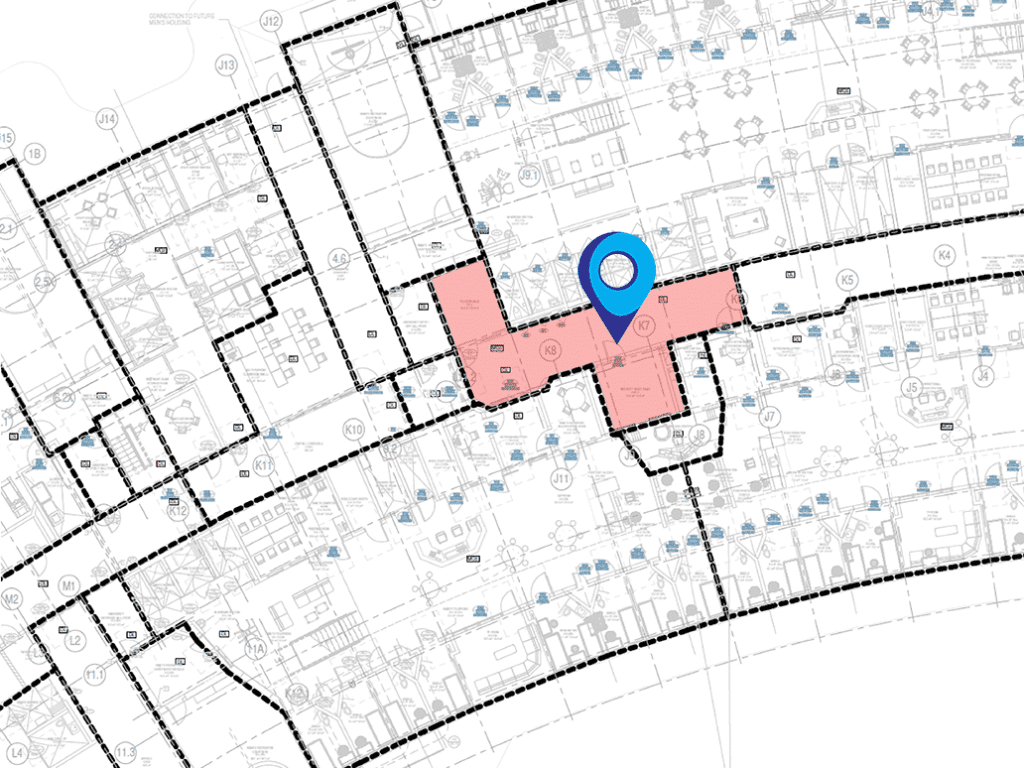 Highlighted Zone with Pin