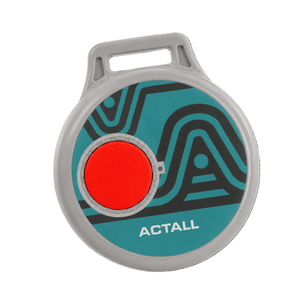 Actall Atlas™ 60007 One-Button Round Tag