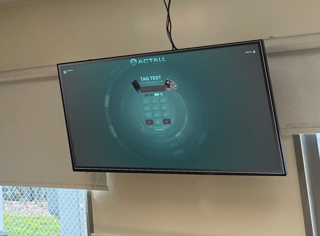 Single User Test Station Installed