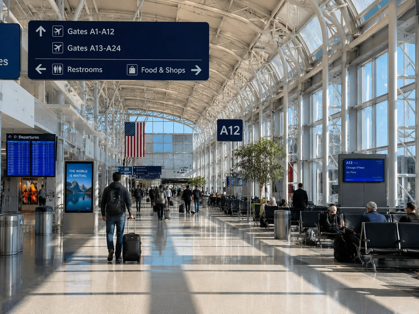 Airport terminal airside operations