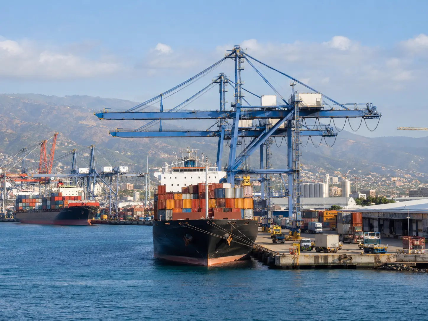 Seaport terminal and maritime operations